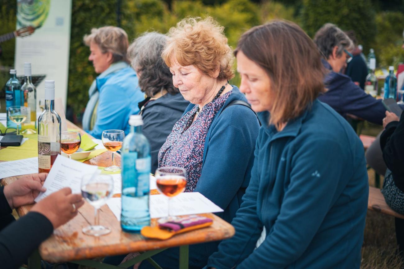 Frauen bei einem Open Air Konzert